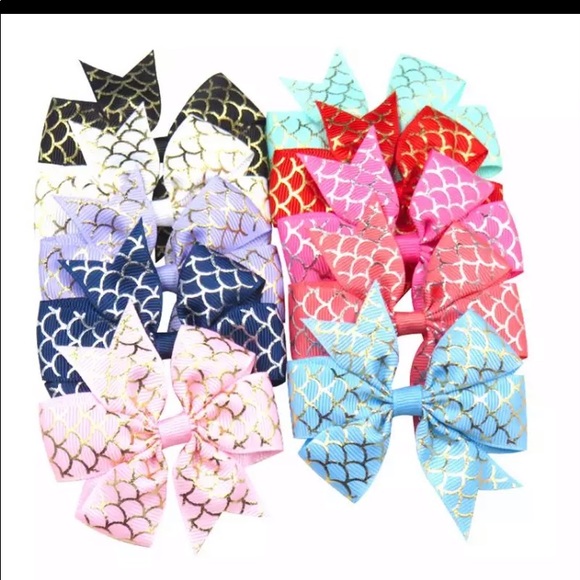 👒Cute pony Tie  Bows n clips👒 - Picture 9 of 15